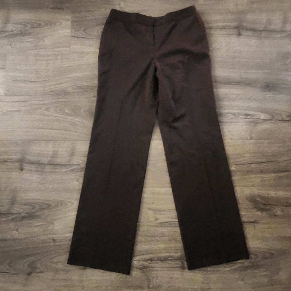 Emerson Rose Wool Blend Brown Dress Trousers Sz 4